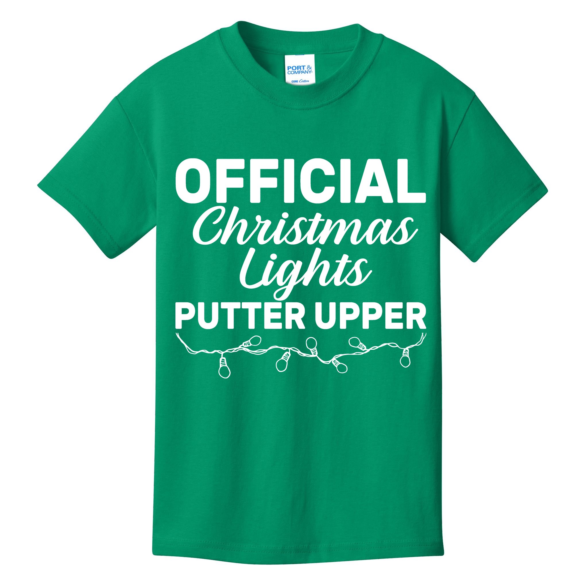 Official Christmas Light Putter Upper Kids T-Shirt