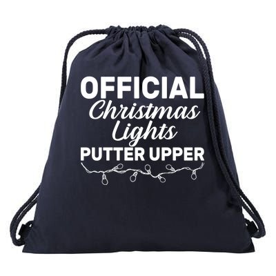 Official Christmas Light Putter Upper Drawstring Bag