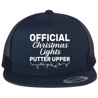 Official Christmas Light Putter Upper Flat Bill Trucker Hat