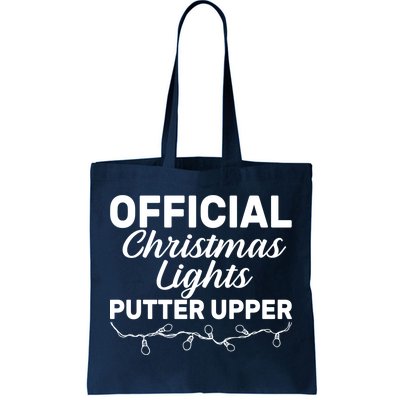 Official Christmas Light Putter Upper Tote Bag