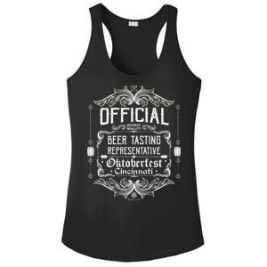 Official Cincinnati Oktoberfest Beer Tasting Representative Ladies PosiCharge Competitor Racerback Tank