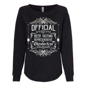 Official Cincinnati Oktoberfest Beer Tasting Representative Womens California Wash Sweatshirt