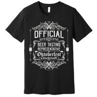 Official Cincinnati Oktoberfest Beer Tasting Representative Premium T-Shirt