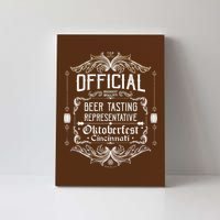 Official Cincinnati Oktoberfest Beer Tasting Representative Canvas