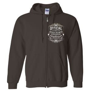 Official Cincinnati Oktoberfest Beer Tasting Representative Full Zip Hoodie