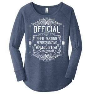 Official Cincinnati Oktoberfest Beer Tasting Representative Women's Perfect Tri Tunic Long Sleeve Shirt