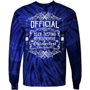 Official Cincinnati Oktoberfest Beer Tasting Representative Tie-Dye Long Sleeve Shirt