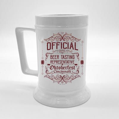 Official Cincinnati Oktoberfest Beer Tasting Representative Beer Stein