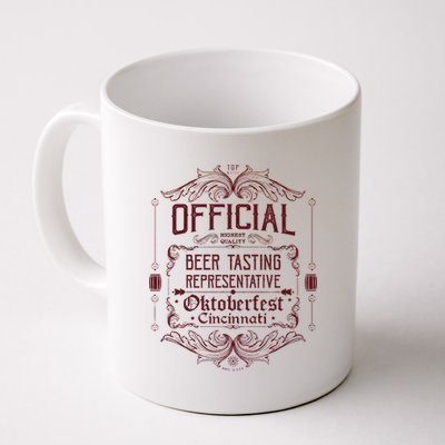 Official Cincinnati Oktoberfest Beer Tasting Representative Coffee Mug