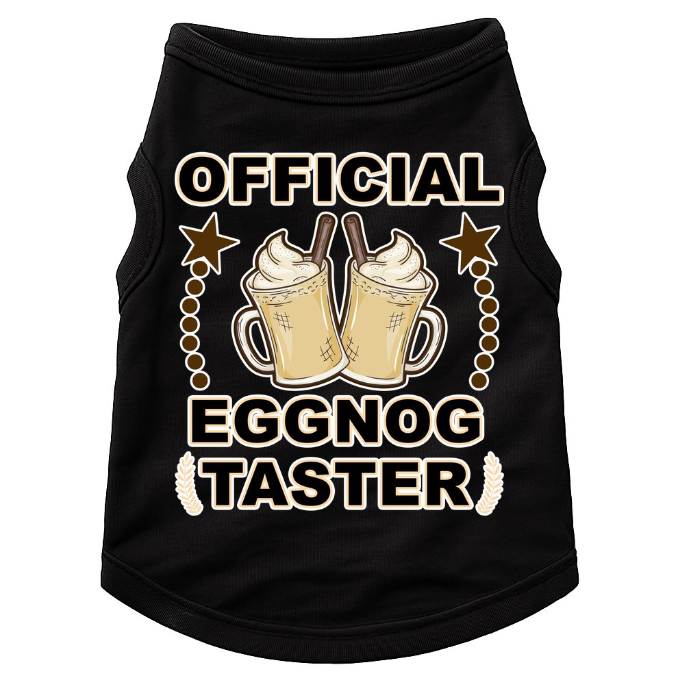 Official Eggnog Taster Doggie Tank
