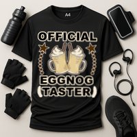 Official Eggnog Taster Cooling Performance Crew T-Shirt