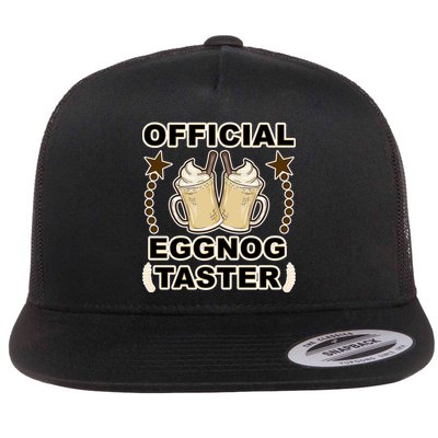 Official Eggnog Taster Flatbill Hat