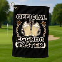 Official Eggnog Taster Golf Towel