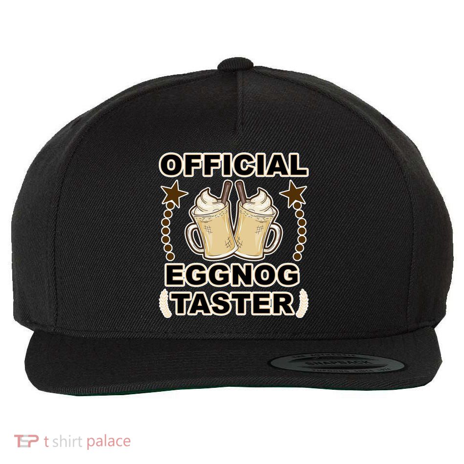 Official Eggnog Taster Wool Snapback Cap