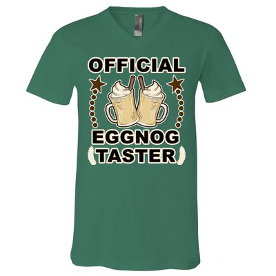 Official Eggnog Taster V-Neck T-Shirt