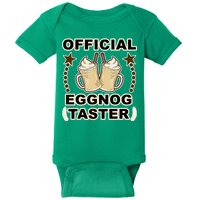 Official Eggnog Taster Baby Bodysuit