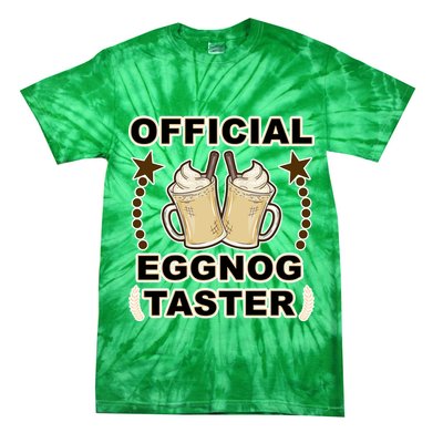 Official Eggnog Taster Tie-Dye T-Shirt