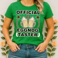 Official Eggnog Taster Womens T-Shirt