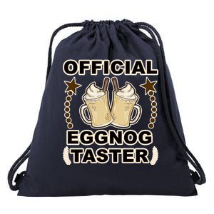 Official Eggnog Taster Drawstring Bag