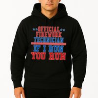 Official Firework Technician If I Run You Run 4th of July Hoodie