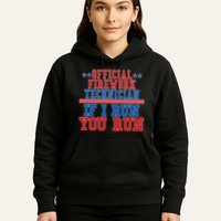 Official Firework Technician If I Run You Run 4th of July Hoodie