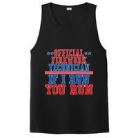Official Firework Technician If I Run You Run 4th of July PosiCharge Competitor Tank