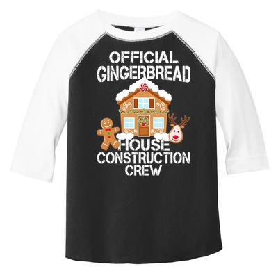 Official Gingerbread House Construction Crew Toddler Fine Jersey T-Shirt