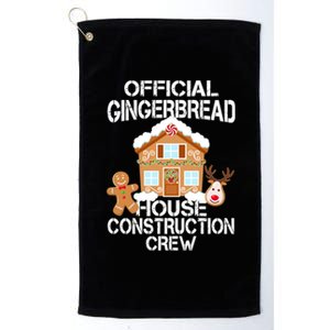 Official Gingerbread House Construction Crew Platinum Collection Golf Towel