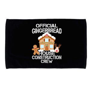 Official Gingerbread House Construction Crew Microfiber Hand Towel