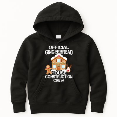 Official Gingerbread House Construction Crew Kids Hoodie