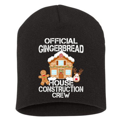 Official Gingerbread House Construction Crew Short Acrylic Beanie