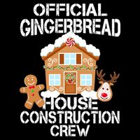 Official Gingerbread House Construction Crew Kids T-Shirt