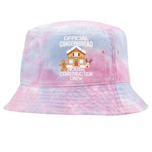 Official Gingerbread House Construction Crew Tie-Dyed Bucket Hat