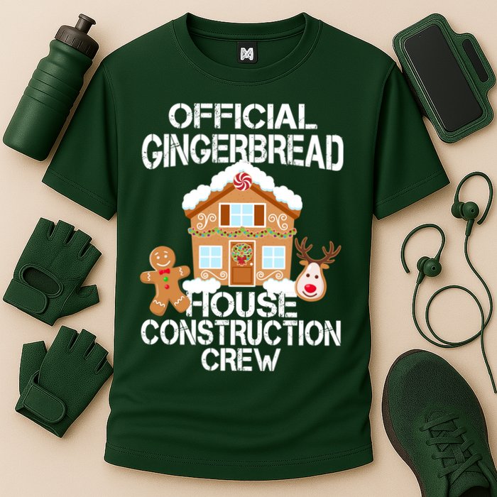 Official Gingerbread House Construction Crew Cooling Performance Crew T-Shirt