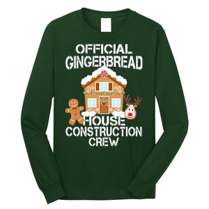 Official Gingerbread House Construction Crew Long Sleeve Shirt