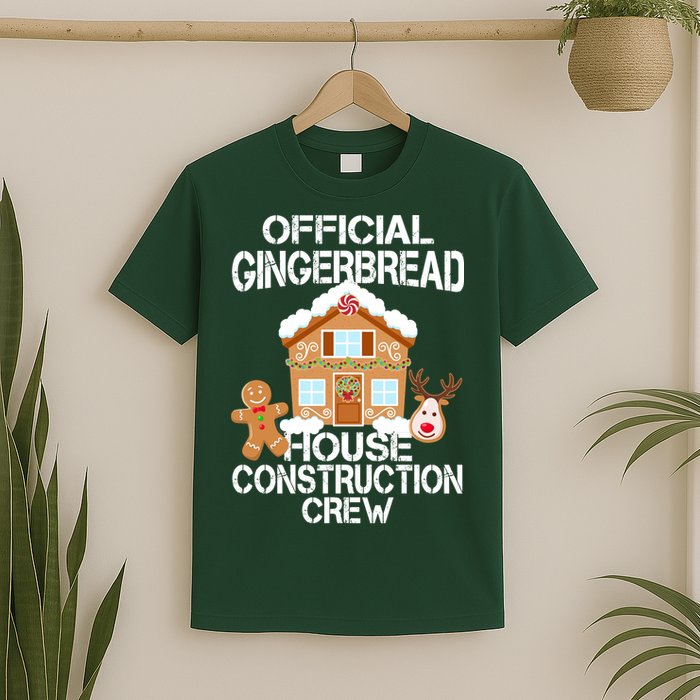 Official Gingerbread House Construction Crew T-Shirt