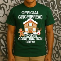 Official Gingerbread House Construction Crew T-Shirt