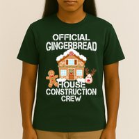 Official Gingerbread House Construction Crew T-Shirt