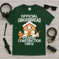 Official Gingerbread House Construction Crew T-Shirt