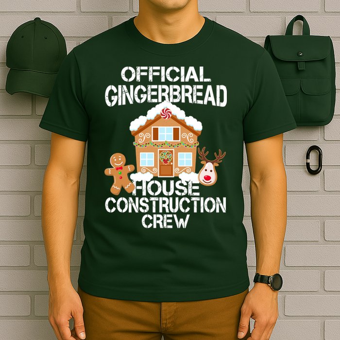 Official Gingerbread House Construction Crew T-Shirt