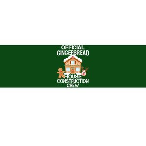 Official Gingerbread House Construction Crew Bumper Sticker