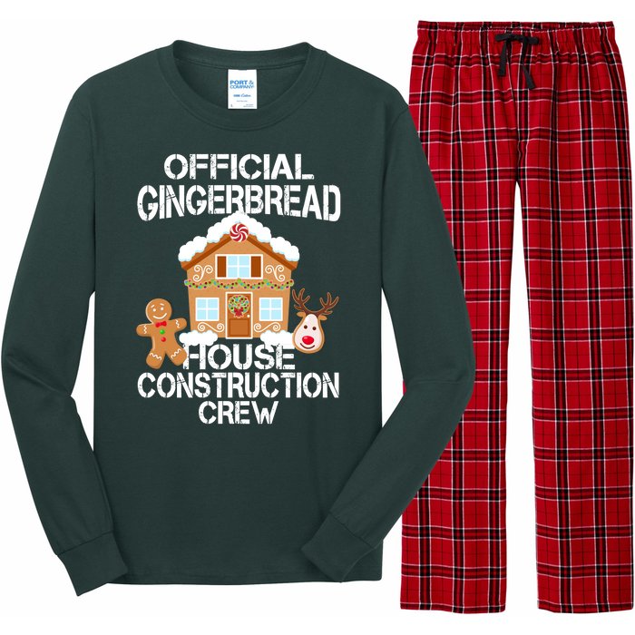 Official Gingerbread House Construction Crew Long Sleeve Pajama Set