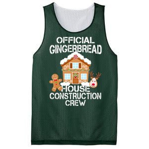 Official Gingerbread House Construction Crew Mesh Reversible Basketball Jersey Tank