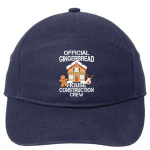 Official Gingerbread House Construction Crew 7-Panel Snapback Hat