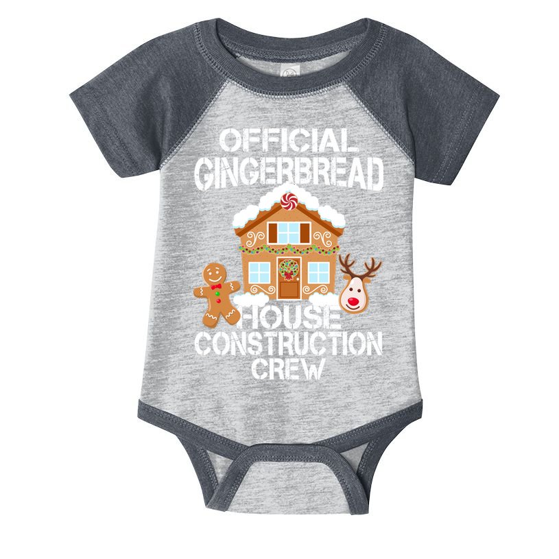Official Gingerbread House Construction Crew Infant Baby Jersey Bodysuit