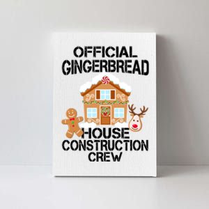 Official Gingerbread House Construction Crew Canvas