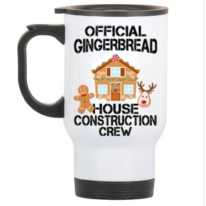 Official Gingerbread House Construction Crew Stainless Steel Travel Mug