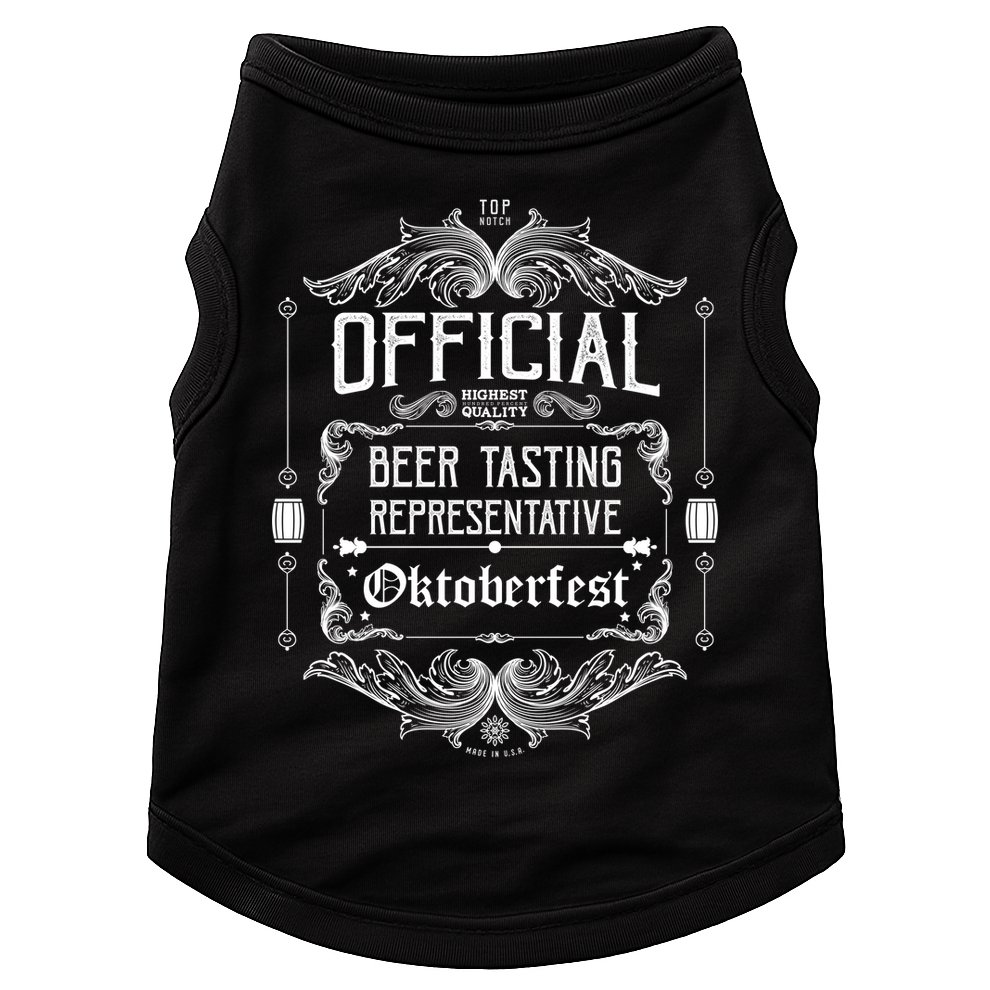 Official Oktoberfest Beer Tasting Representative Doggie Tank