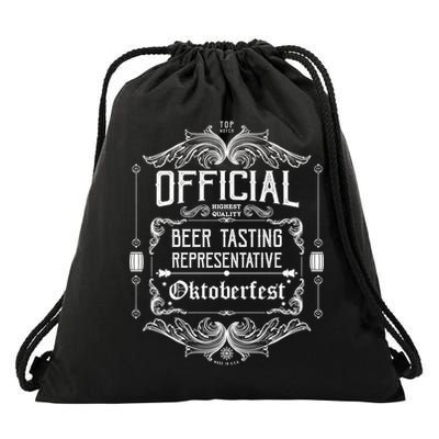 Official Oktoberfest Beer Tasting Representative Drawstring Bag