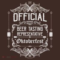 Official Oktoberfest Beer Tasting Representative Poster